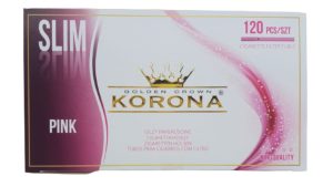 KORONA SLIM prazne cigarete 120/1. Jedinstveni pink filter i papir.