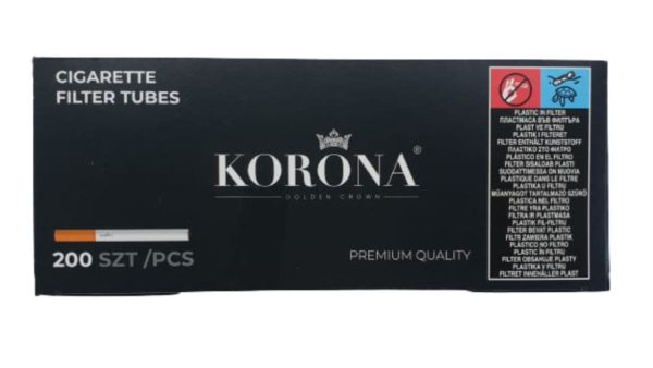 KORONA prazne cigarete 200 FILTER TUBE Crna Gora