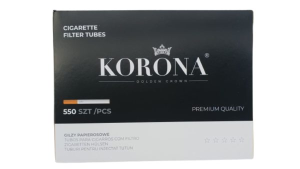 KORONA prazne cigarete 550 Crna Gora