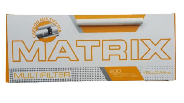 MATRIX prazne cigarete 200/1. Bijeli, karbonski multi filter. Crna Gora