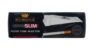 Mašinica/punilica za punjenje praznih slim cigareta KORONA. Crna Gora 