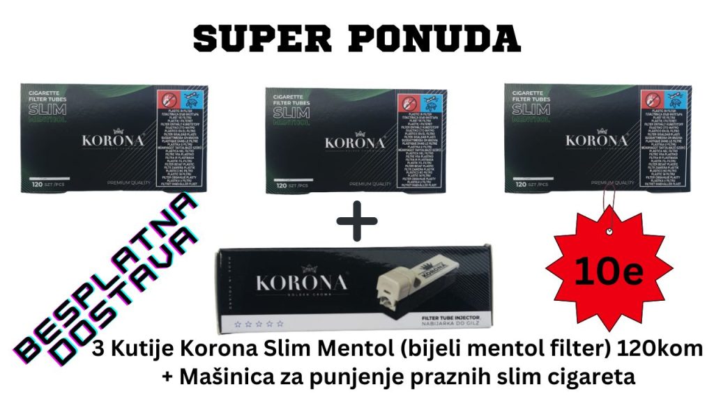 Prazne cigarete (FILTER TUBE) Prodaja Crna Gora